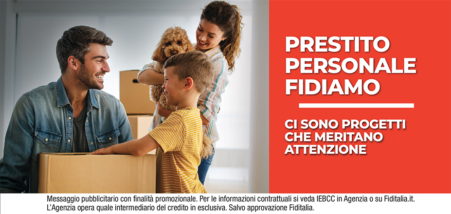 Agenzia SMG SRL Fiditalia | Ragusa, GELA | Prestito Personale Fidiamo - Ti aspettiamo per realizzare i tuoi progetti. Messaggio pubblicitario con finalità promozionale. Per le informazioni contrattuali si veda IEBCC in Agenzia o su Fiditalia.it. L’Agenzia opera quale intermediario del credito in esclusiva. Salvo approvazione Fiditalia.